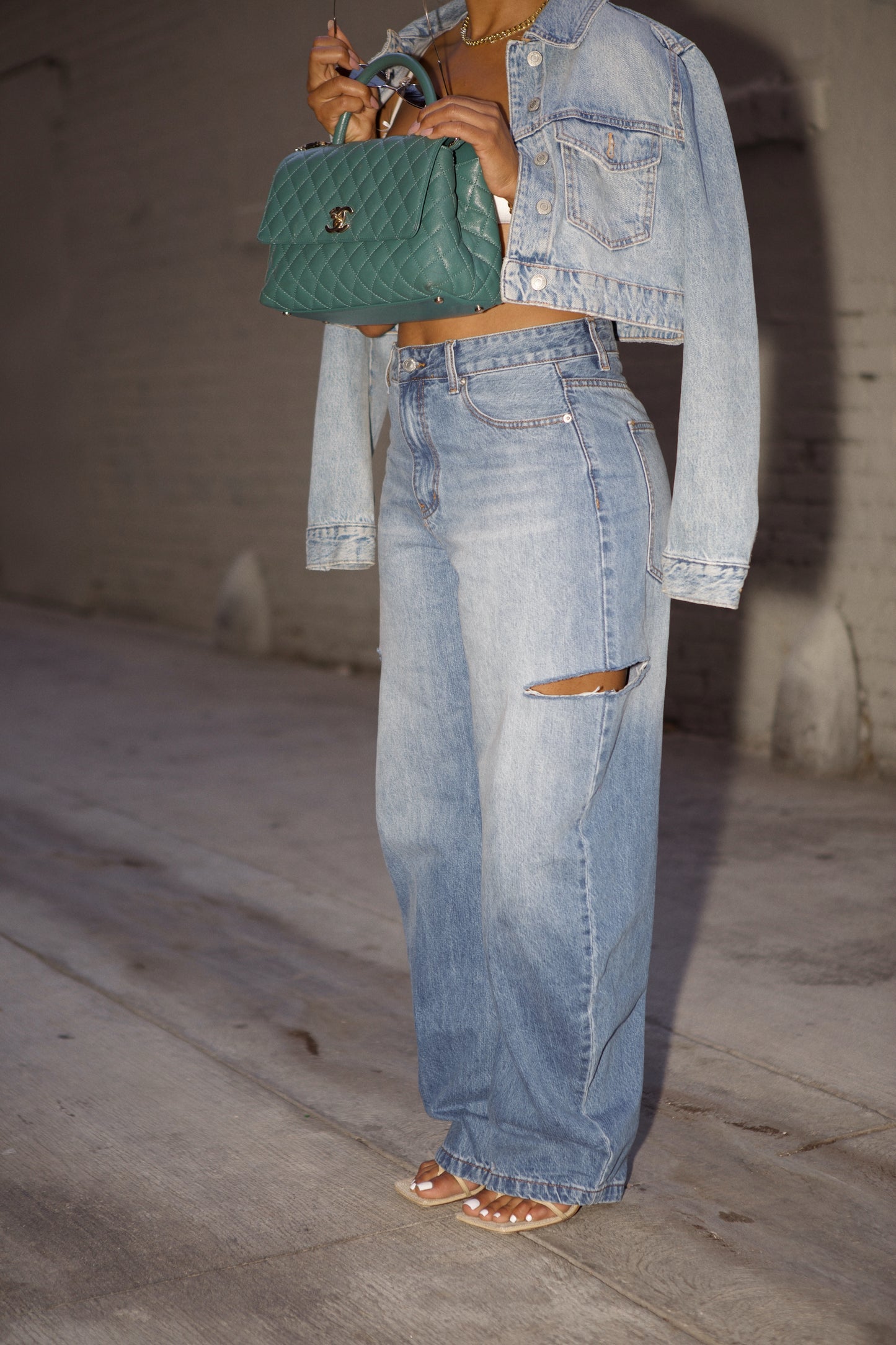 Side Swiped | Denim jeans