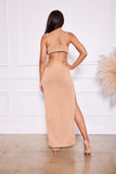 Cut'n Up | Knit Cut Out Maxi Dress