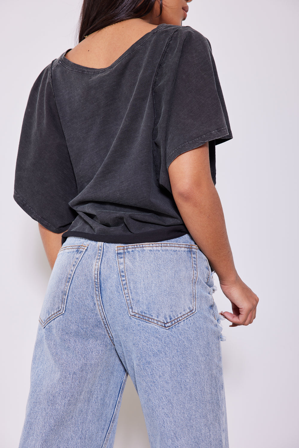Not So Basic | Charcoal Tee